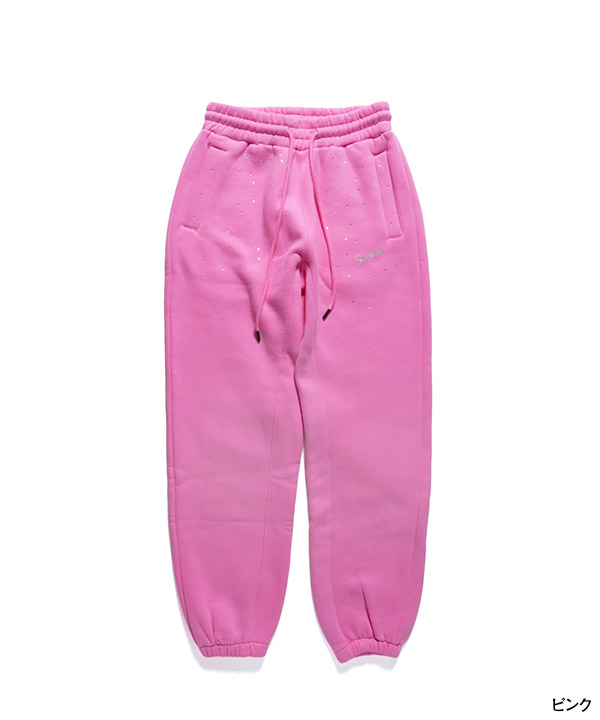 RHINESTONE SWEATPANTS