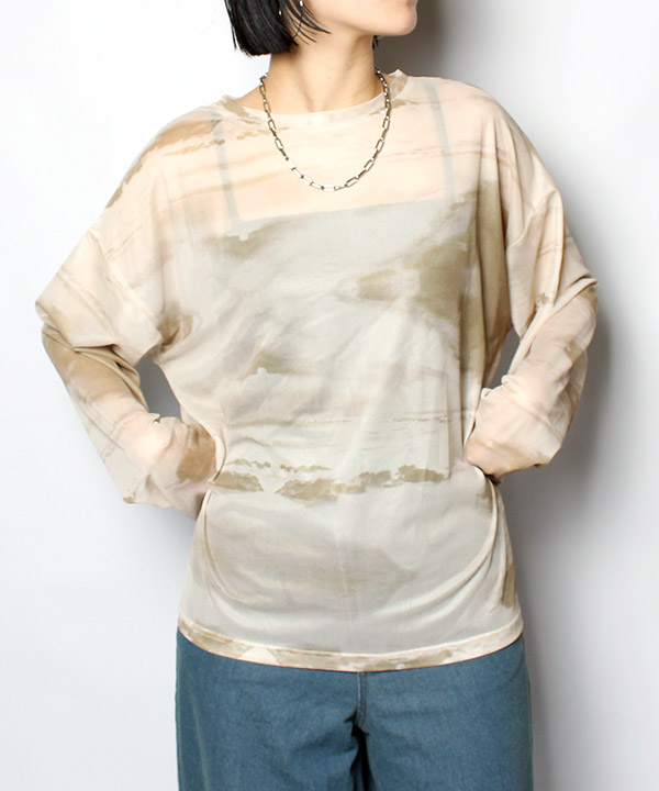 NUANCE SHEER TOPS(ベージュ)