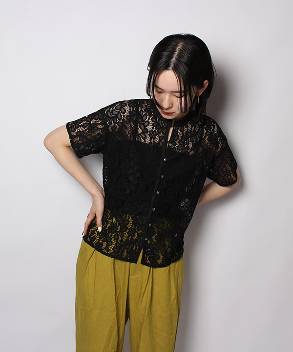 BOTANICAL LACE SHIRT
