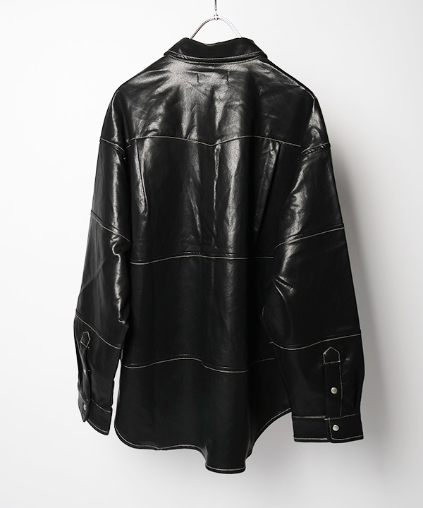 FAKE LEATHER JKT