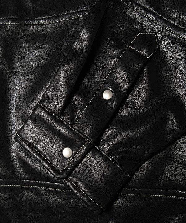 FAKE LEATHER JKT