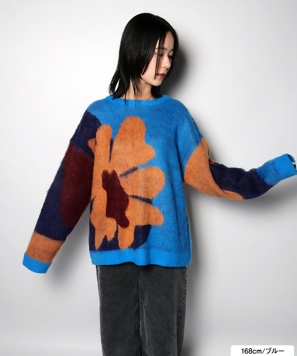 FLOWER NUANCE KNIT