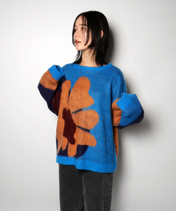 FLOWER NUANCE KNIT