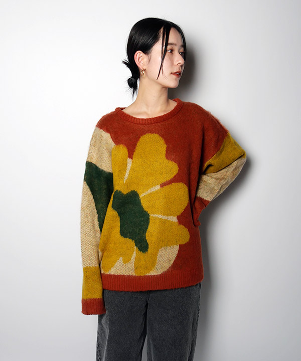 FLOWER NUANCE KNIT