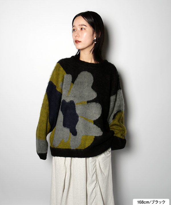 FLOWER NUANCE KNIT