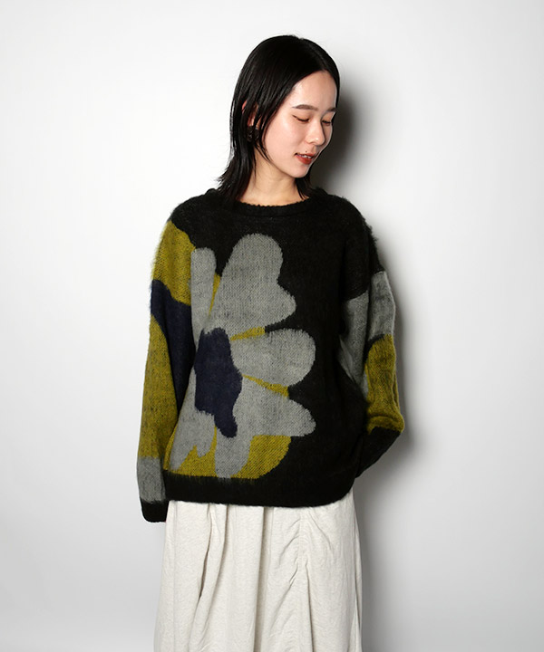 FLOWER NUANCE KNIT