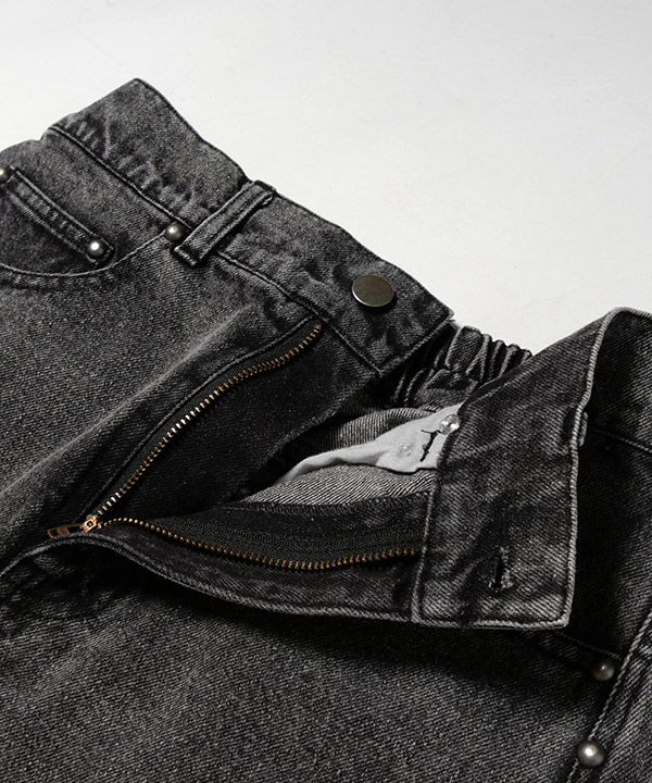STUDS DENIM LONG SK