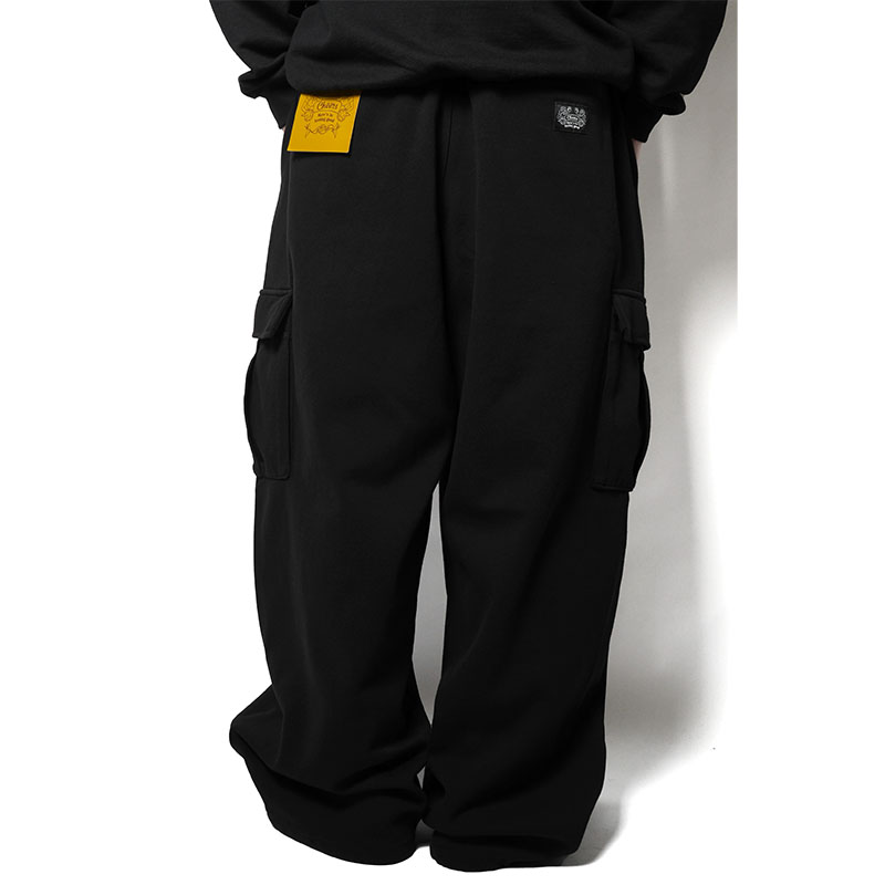 WT SW CARGO PANTS -BLACK-
