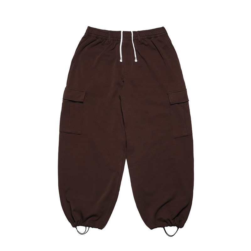 WT SW CARGO PANTS -BROWN-
