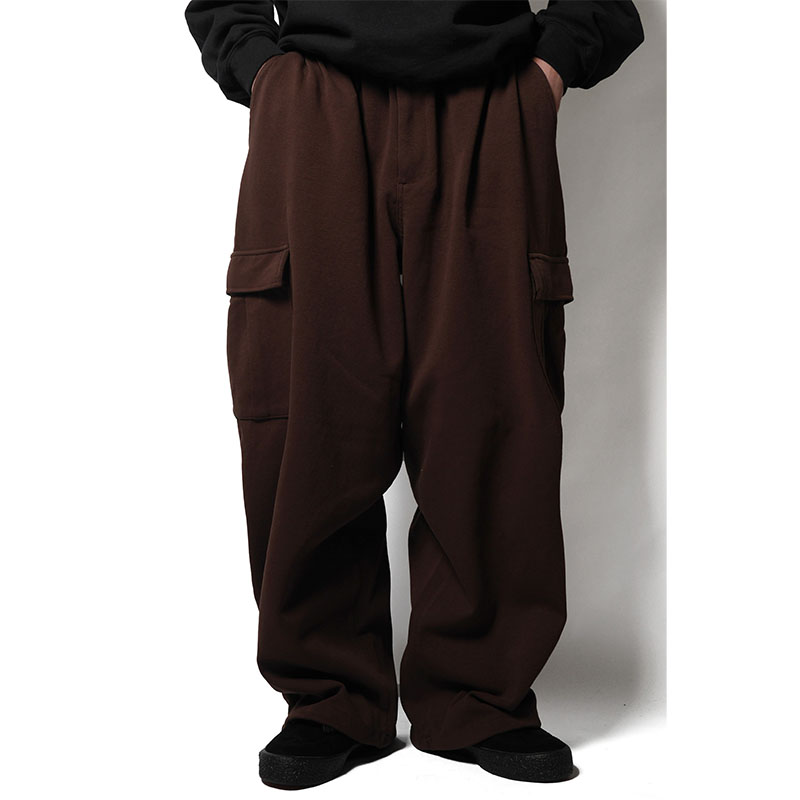 WT SW CARGO PANTS -BROWN-