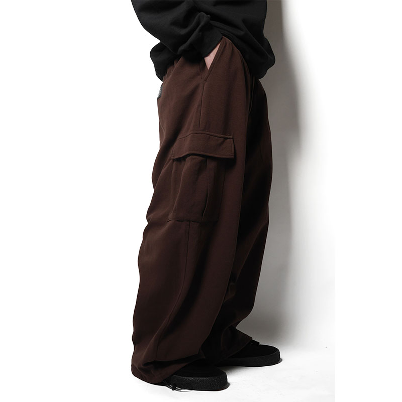 WT SW CARGO PANTS -BROWN-