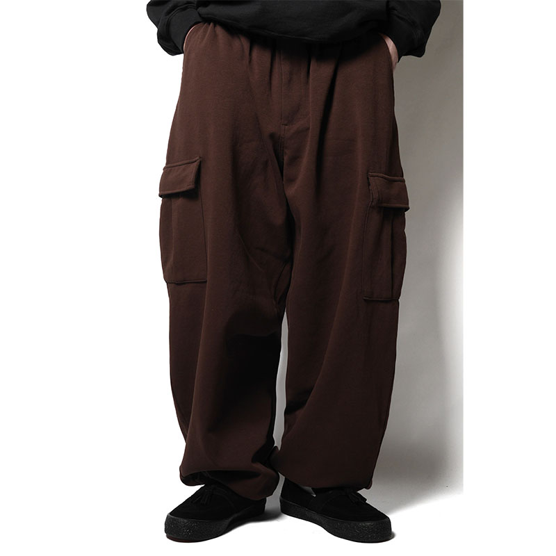 WT SW CARGO PANTS -BROWN-