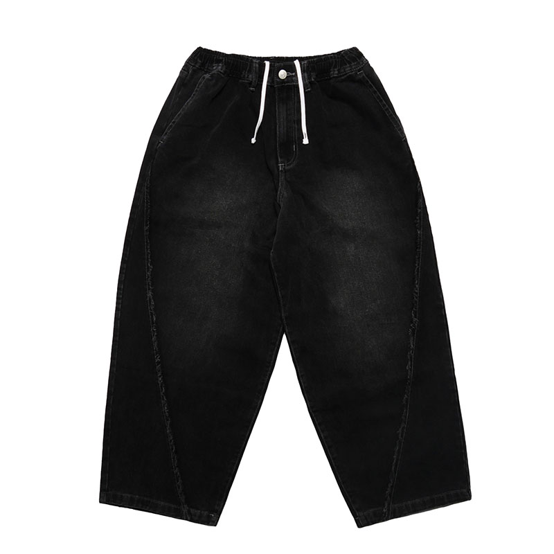 BL DENIM PANTS -W.BLACK-