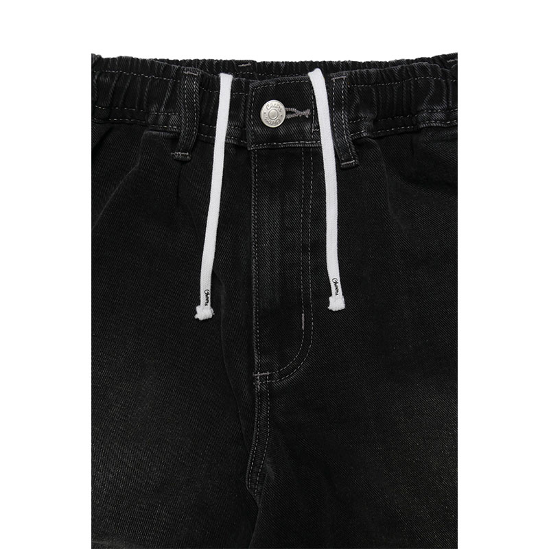 BL DENIM PANTS -W.BLACK-