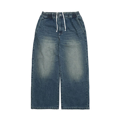 BAGGY DENIM PANTS -U.INDIGO-