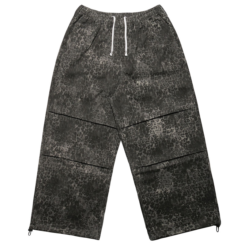 WT LEOPARD PANTS -GREY-