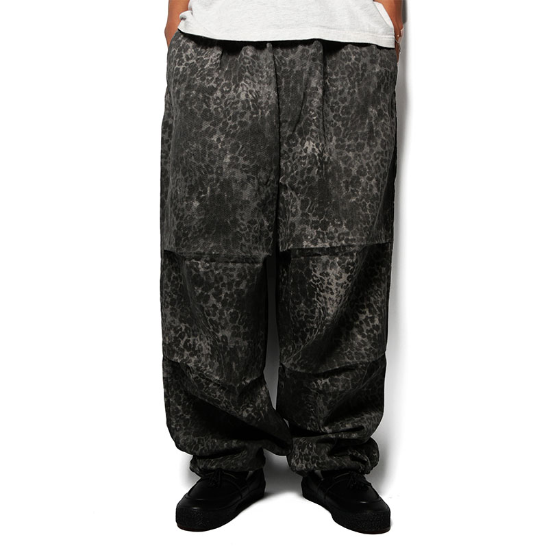 WT LEOPARD PANTS -GREY-