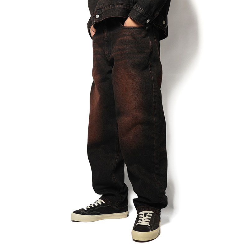 DENIM 5P PANTS -BLACK-