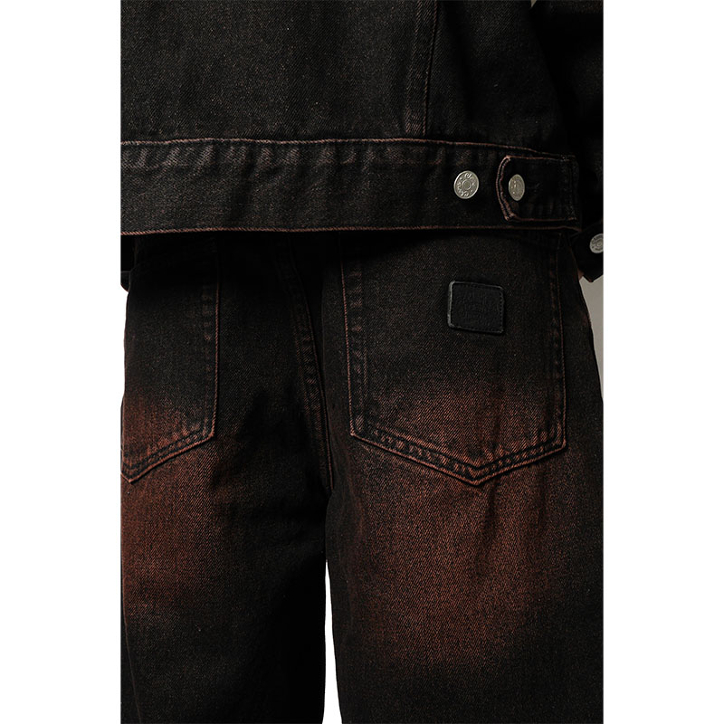 DENIM 5P PANTS -BLACK-