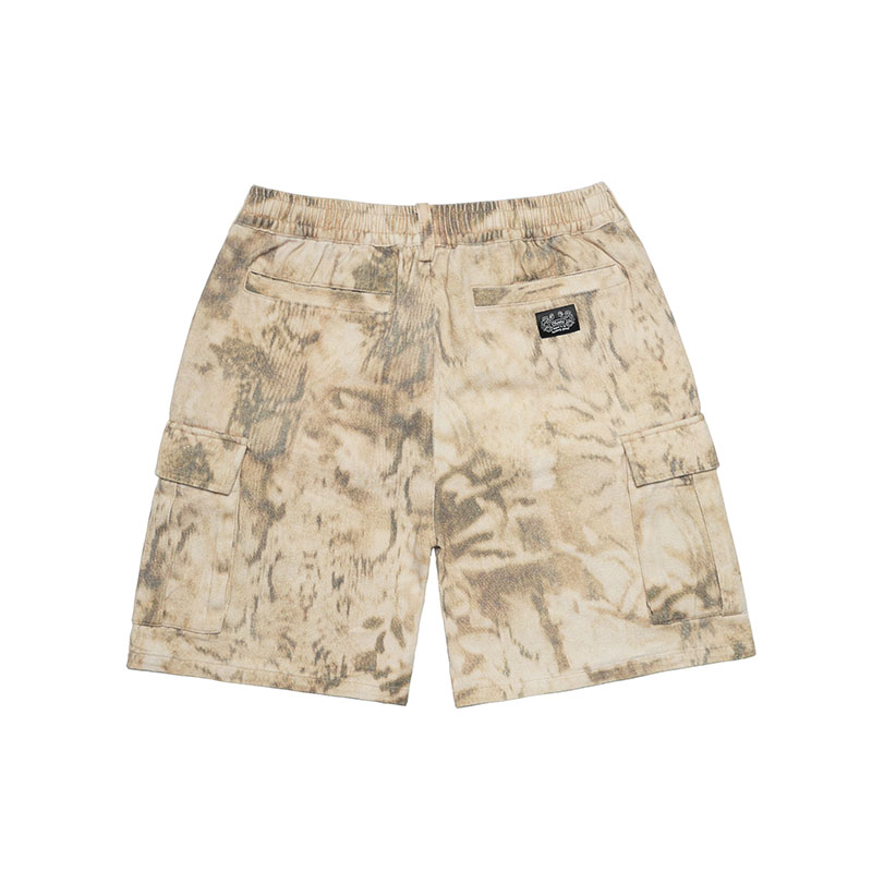 CARGO SHORT PANTS -BEIGE-