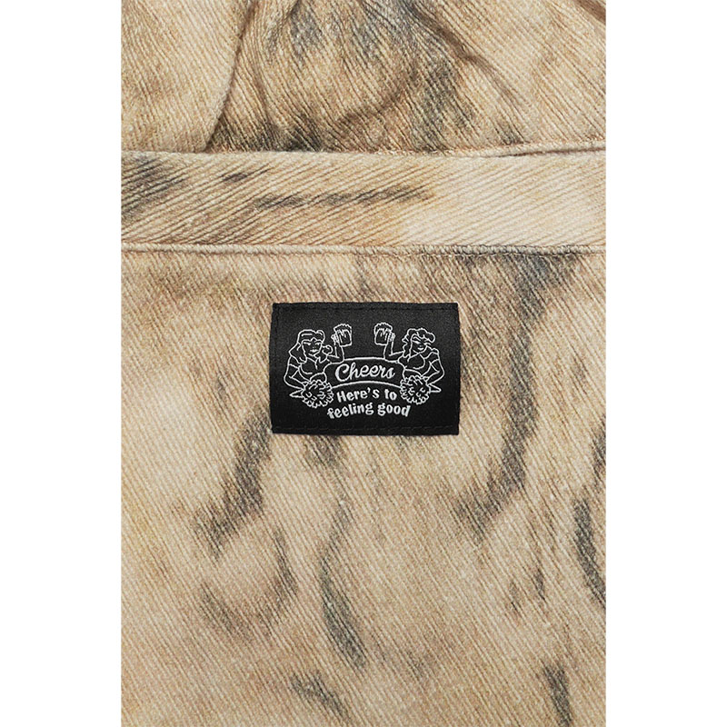 CARGO SHORT PANTS -BEIGE-