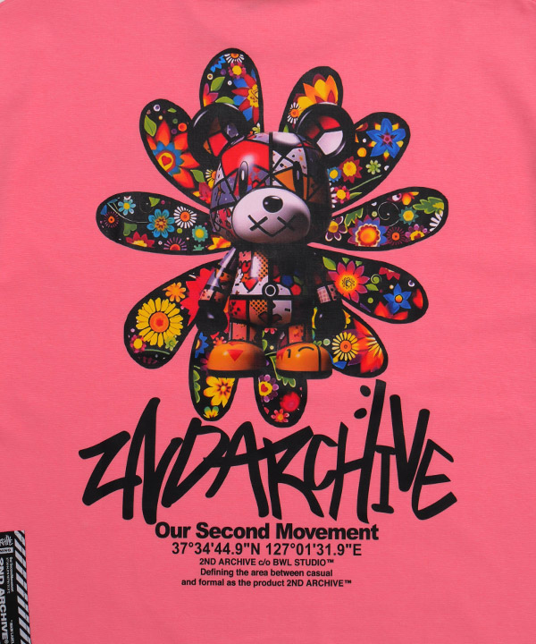 BEAR FLOWER T-SHIRT 26SS2ND029