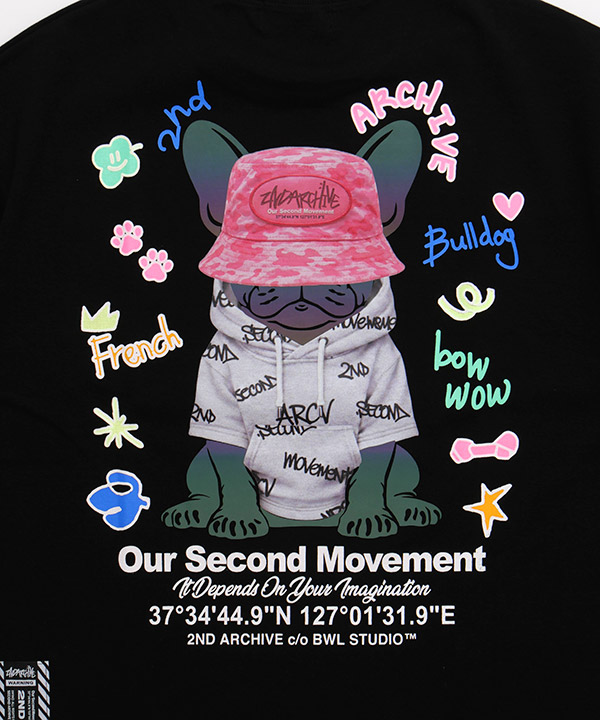 BULL DOG T-SHIRT 26SS2ND043