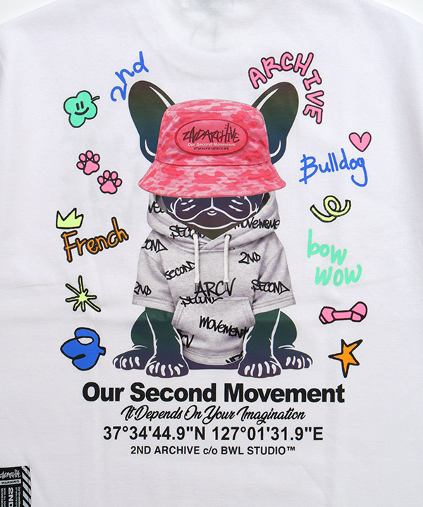 BULL DOG T-SHIRT 26SS2ND043