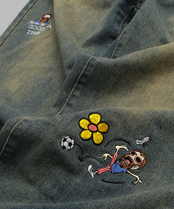 ME WIDE DENIM PANTS