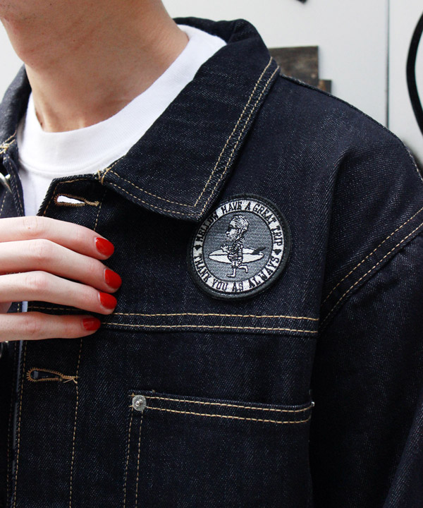 CIRCLE MARVIE DENIM JACKET-インディゴ-