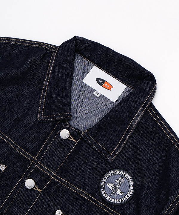 CIRCLE MARVIE DENIM JACKET-インディゴ-
