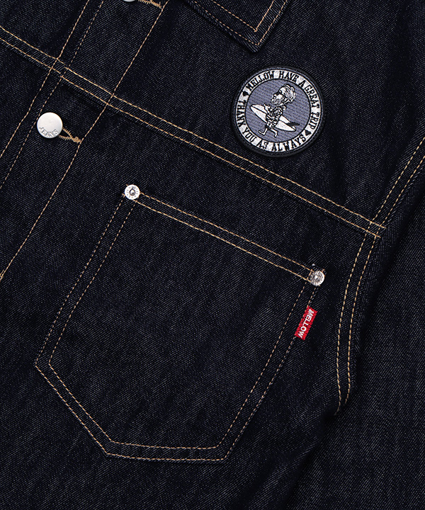 CIRCLE MARVIE DENIM JACKET-インディゴ-