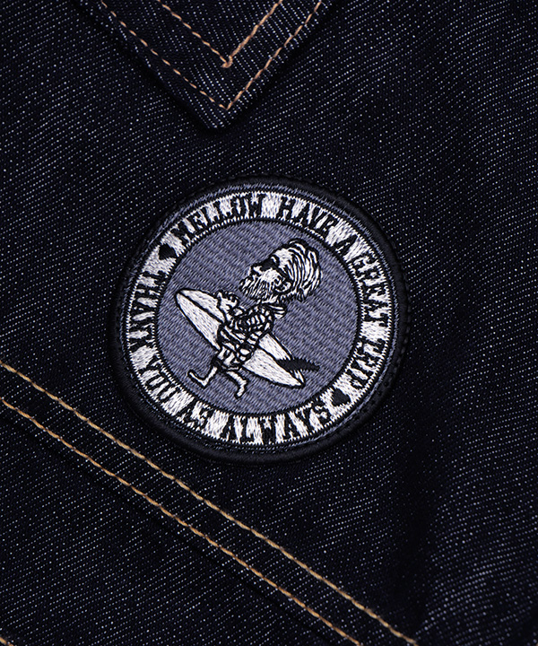 CIRCLE MARVIE DENIM JACKET-インディゴ-