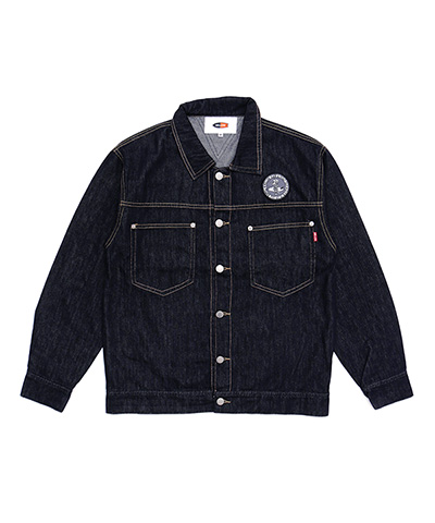 CIRCLE MARVIE DENIM JACKET-インディゴ-