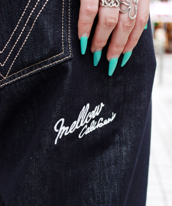 MELLOW STRAIGHT DENIM PANTS -インディゴ-