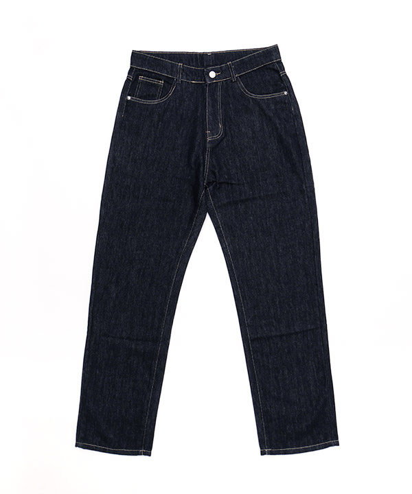 MELLOW STRAIGHT DENIM PANTS -インディゴ-