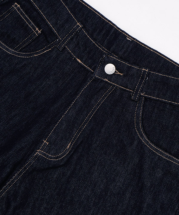 MELLOW STRAIGHT DENIM PANTS -インディゴ-