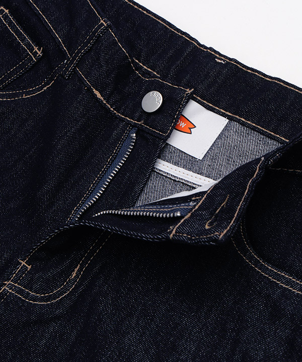 MELLOW STRAIGHT DENIM PANTS -インディゴ-