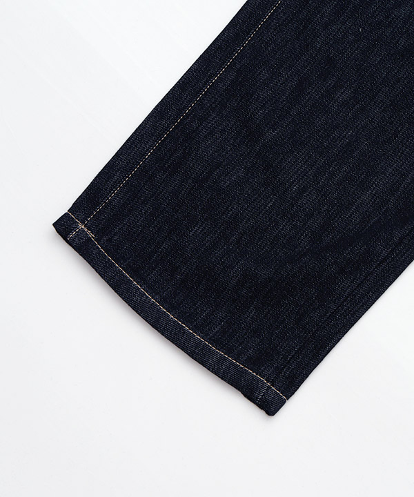 MELLOW STRAIGHT DENIM PANTS -インディゴ-