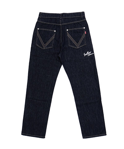 MELLOW STRAIGHT DENIM PANTS -インディゴ-