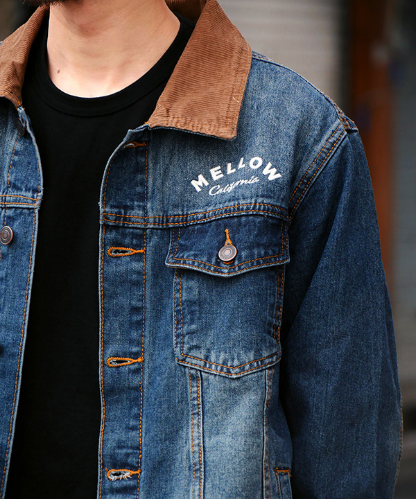 DAMAGE DENIM JACKET -インディゴ-