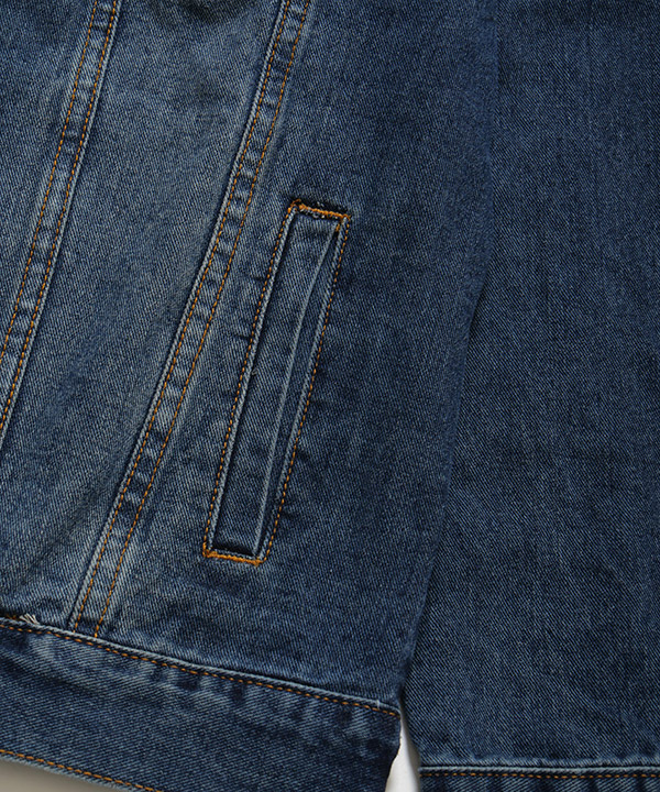 DAMAGE DENIM JACKET -インディゴ-