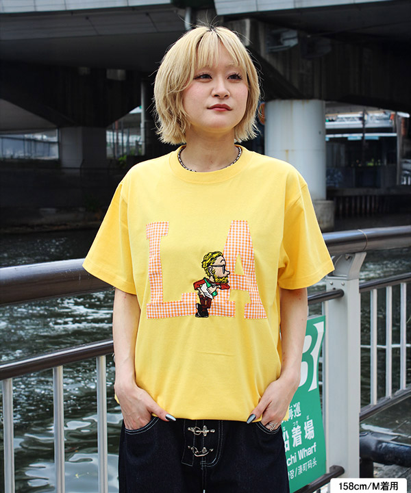 LA CHECKERED SS TEE