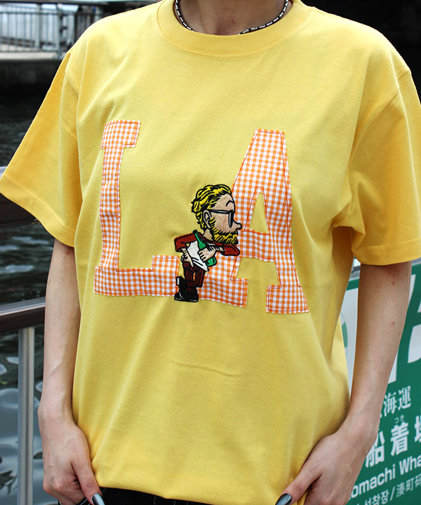 LA CHECKERED SS TEE