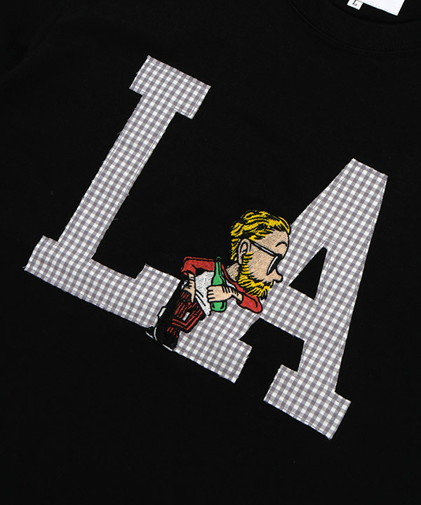 LA CHECKERED SS TEE
