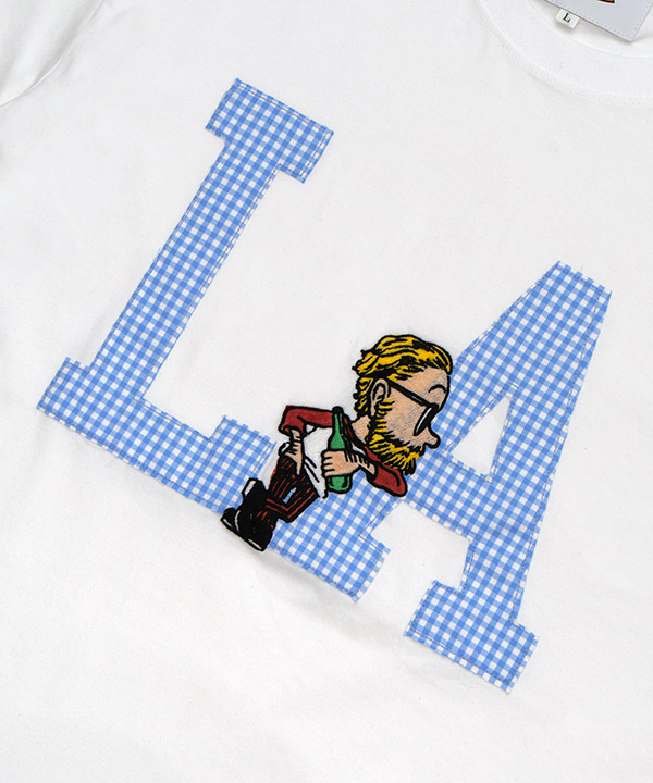 LA CHECKERED SS TEE