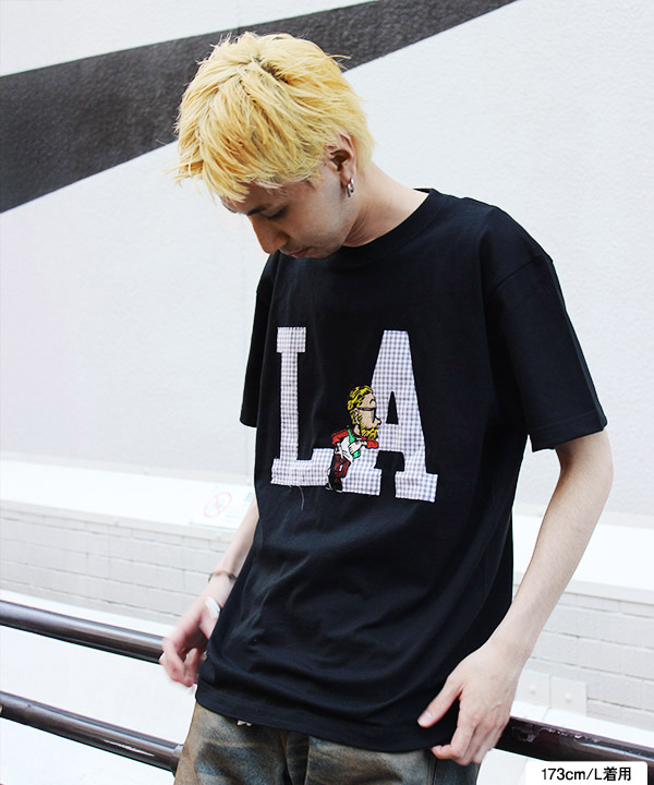 LA CHECKERED SS TEE