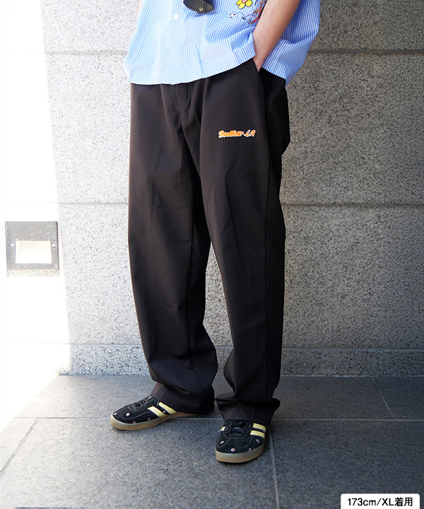 T/C WORK CHINO PANTS -ブラック-