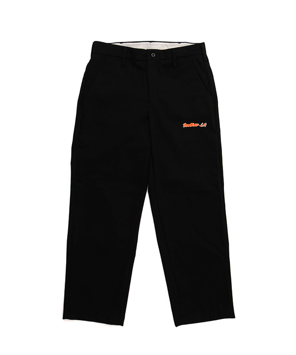 T/C WORK CHINO PANTS -ブラック-