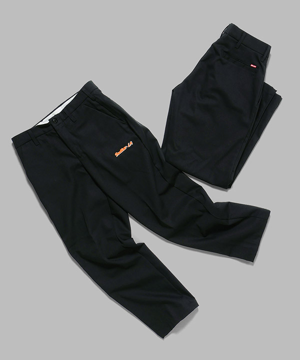 T/C WORK CHINO PANTS -ブラック-